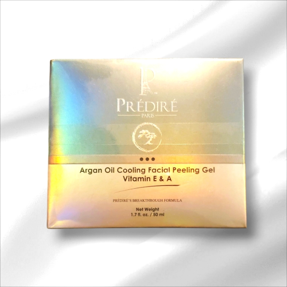 PREDIRE PARIS  Argan Oil Cooling Facial Peeling Gel NEW 1.7 Fl Oz
